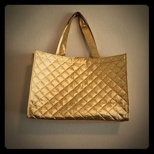 Metallic Gold Shoulder Bag